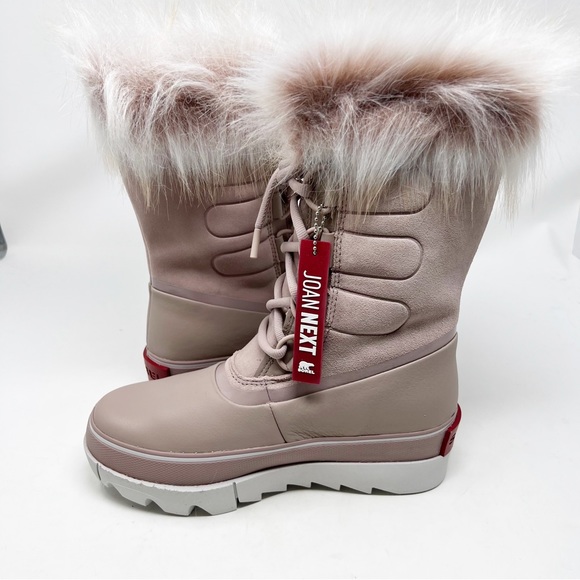 Sorel Joan of Arctic Next Boots Mauve Vapor Pink Waterproof Winter Size 6.5 9 - Picture 6 of 9